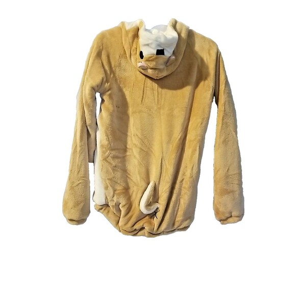 Coriresha Cute Coral Velvet Long Sleeve Shib Inu Dog Hoodie - Picture 5 of 10